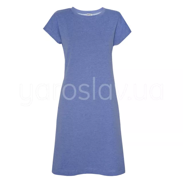 Платье (трикотаж) м.Ф-379 голубое