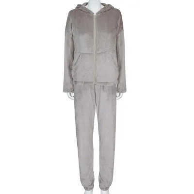 Suit fleece m.981 with zipper coffee TM Yaroslav