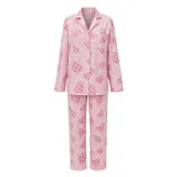 Pajamas flannel m.F-127 des.386 pink hearts TM Yaroslav Pajamas flannel m.F-127 des.386 pink hearts TM Yaroslav