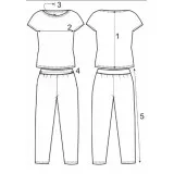 Pajama jersey m.F-319 gray TM Yaroslav