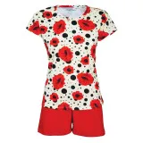 Pajama T-shirt with shorts m.448/1 Poppies TM Yaroslav Pajama T-shirt with shorts m.448/1 Poppies TM Yaroslav