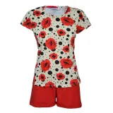 Pajama T-shirt with shorts m.448/1 Poppies TM Yaroslav Pajama T-shirt with shorts m.448/1 Poppies TM Yaroslav