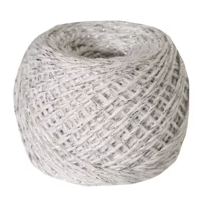 Yarn acrylic 7/2 with lurex gray 50g/175m TM Yaroslav