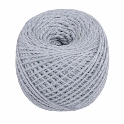 Yarn cotton 10/6 gray 100g/160m TM Yaroslav