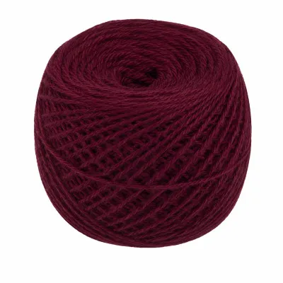 Yarn cotton 10/9 burgundy 100g/110m TM Yaroslav