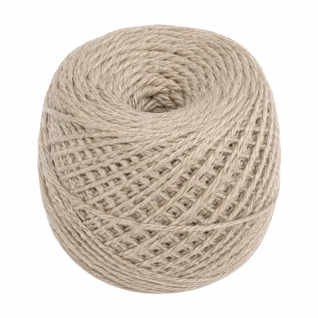Yarn cotton 10/9 light beige 100g/110m TM Yaroslav