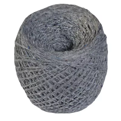 Yarn semi-wool 7/2 No.109 gray 100g/350m TM Yaroslav
