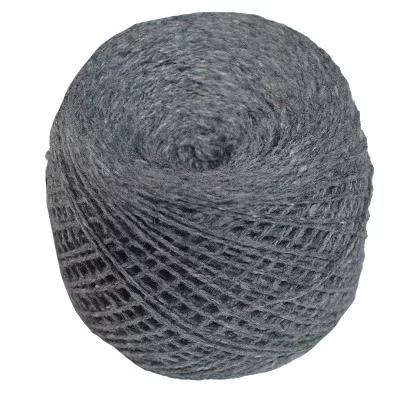 Yarn semi-wool 7/2 No.116 dark gray 100g/350m TM Yaroslav