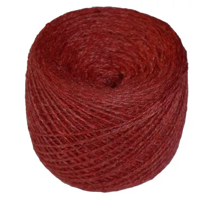 Yarn semi-wool 7/2 No.218 lingonberry 100g/350m TM Yaroslav