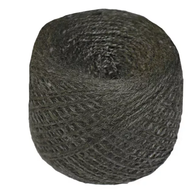 Yarn semi-wool 7/2 No.92 khaki 100g/350m TM Yaroslav