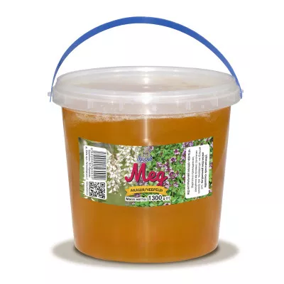 Мед Акація-чебрець 1300 г ТМ Ярослав