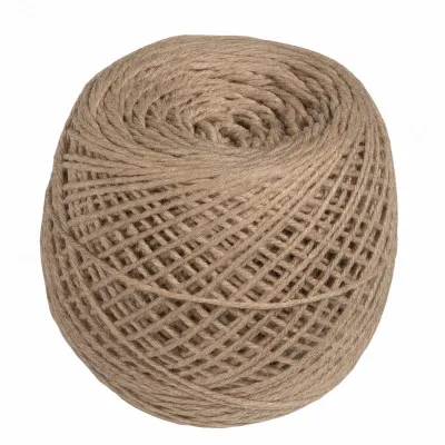 Yarn cotton 10/9 beige 100g/110m TM Yaroslav